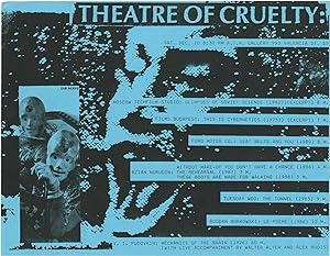 Theatre of Cruelty (Original flyer for a screening of nine experimental films at the Artists' Tel...