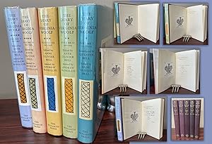 THE DIARY OF VIRGINIA WOOLF. (COMPLETE IN FIVE VOLUMES). With the Ex Libris of RICHARD STRACHEY i...