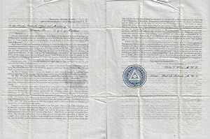 1847 - Circular addressing a conflict between the "Grand and Subordinate Division of Maryland" an...