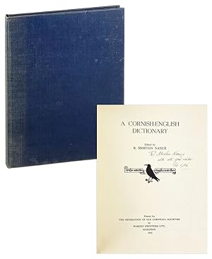 A Cornish-English Dictionary [Inscribed and Signed]