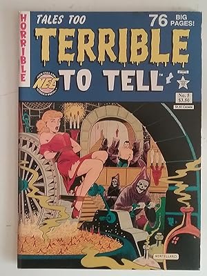 Tales Too Terrible To Tell - Number 5 Five - Terrology - Summer 1992