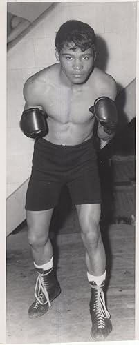 Tomas Frais Mexican Boxer 1960s Rare Publicity Boxing Photo
