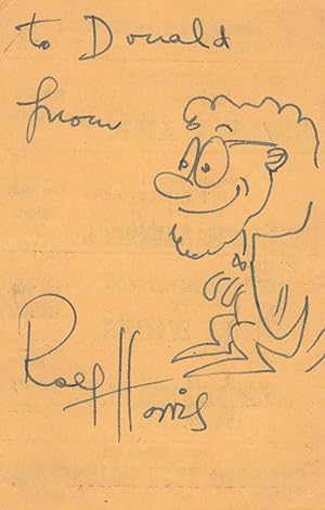 Rolf Harris Amazing Hand Signed Art 1960s Autograph