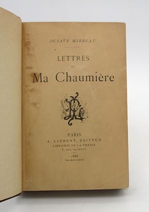 Lettres de ma chaumière