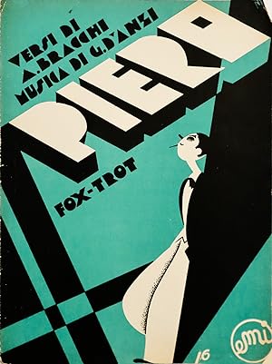 1933 Italian Music Sheet, Piero Fox trot