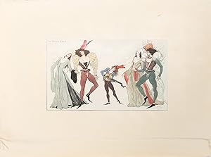 1937 French Dance Poster, La Danse Basse - Ivanoff