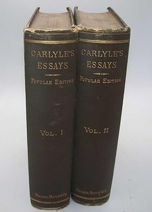 Critical and Miscellaneous Essays: Four Volumes in Two