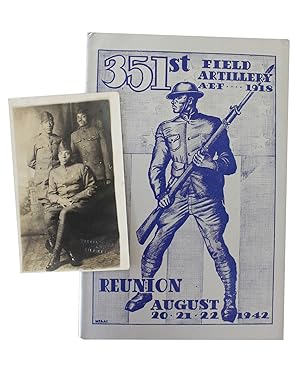 Reunion Program for Black Regiment during WW.I With Photo of African American Doughboys