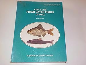 Check list--fresh water fishes of India (Record of the Zoological Survey of India)