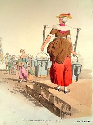 Milk-Woman. Hand Coloured Aquatint 1805. [Costume of Gt Britain]