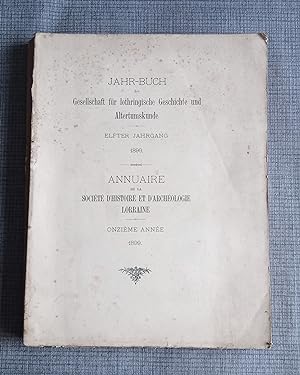 Jahrbuch der Gesellschaft für Lothringische Geschichte und Altertumskunde 1899