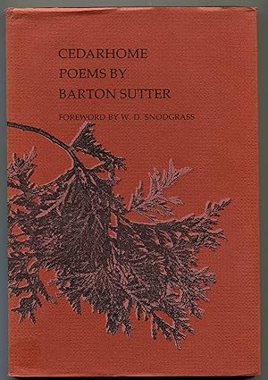 Cedarhome: Poems (New poets of America series)