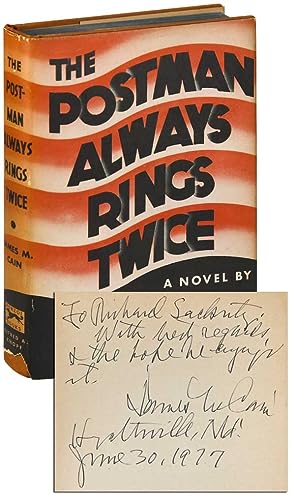 THE POSTMAN ALWAYS RINGS TWICE - INSCRIBED TO RICHARD M. LACKRITZ