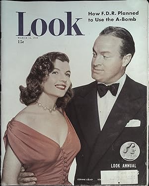 Look Magazine March 14, 1950 Bob Hope, Connie Calvert, Look Annual Movie Awards