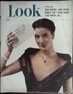 Look Magazine November 23, 1948 Society Girl Makes Good as Model