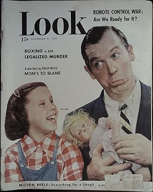 Look Magazine November 21, 1950 Milton ansd Daughter Vicki Berle