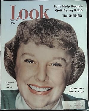 Look Magazine July 4, 1950 June Allyson, Joe McCarthy