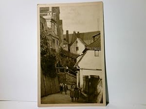 Plauen. An der Pforte. Vogtland. Alte Ansichtskarte / Postkarte s/w, ungel. um 1920 ?. Gebäudeans...