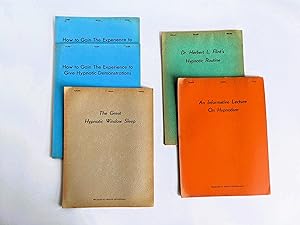 FOUR Monographs on HYPNOTISM, HYPNOTIC ROUTINES, MESMERISM Merlin Ent. c.1960