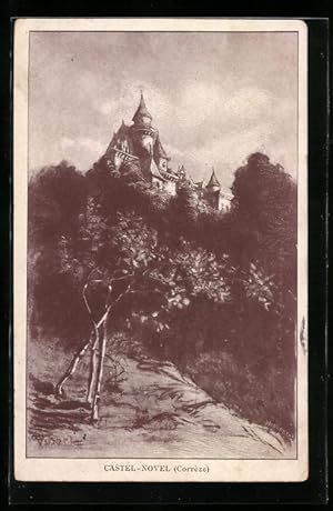Carte postale Brive, Castel Novel