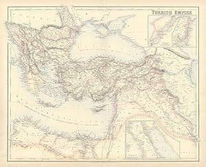 Turkish Empire // Enlarged plan of the strait of Dardanelles // Enlarged plan of the Bosporus // ...
