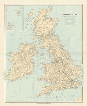 A Railway map of the British Isles