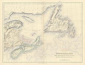 British North America sheet 1, East. Newfoundland, New Brunswick, Nova Scotia, Prince Edward Isla...