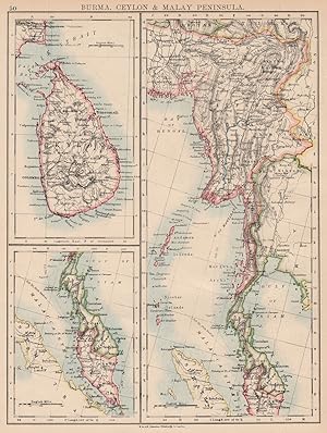 Burma, Ceylon & Malay Peninsula