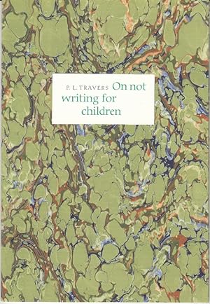 On Not Writing For Children [Limited Edition]