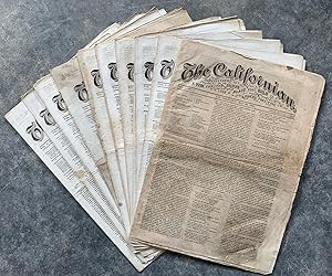 [San Francisco] Californian Newspaper Vol. 1 No. 1--Vol. 1 No. 10 May 28, 1864-July 30, 1864 Sure...