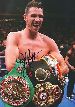 Liam Smith British Boxer Boxing Champion 12x8 Hand Signed Photo