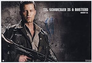 Til Schweiger Inglourious Basterds 12x8 Tarantino Hand Signed Photo