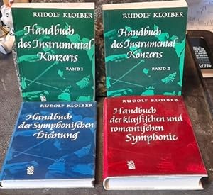 Konvolut mit 4 Büchern / 1. Handbuch des Instrumentalkonzerts, Bd.1: Vom Barock bis zur Klassik; ...