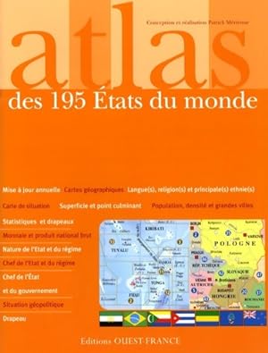 Atlas des 195 Etats du monde : Statistiques et drapeaux - Patrick M?rienne