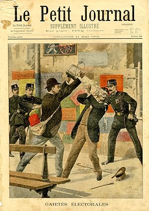 "LE PETIT JOURNAL N°599 du 11/5/1901" GAIETÉS ÉLECTORALES / LE BRISE-GLACES RUSSE "YERMAK"