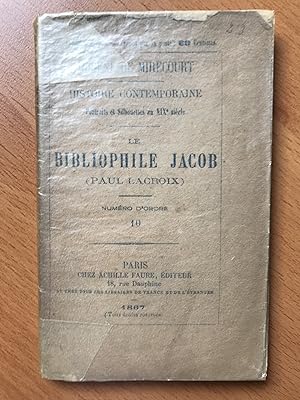 Le bibliophile Jacob (Paul Lacroix)