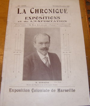 La Chronique Des Expositions Et Des Foires. Novembre-Decembr 1922.