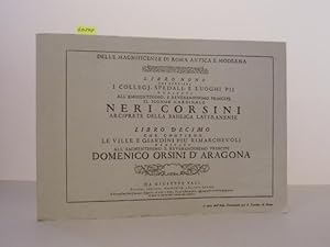 Delle Magnificenze di Roma antica e moderna. Libro nono che contiene: I collegj, spedali, e luogh...
