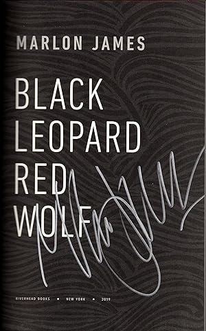 Black Leopard Red Wolf. Signed on the title page.