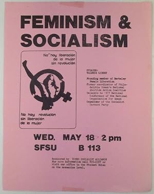 Feminism and Socialism Event Flier/Handbill