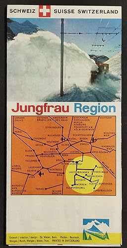 Depliant Jungfrau Region - Wengernalp-Jungfraubahn Interlaken