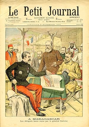 "LE PETIT JOURNAL N°625 du 9/11/1902" A MADAGASCAR : Les délégués boers reçus par le général Gall...