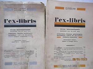 L'Ex-Libris - Revue Internationale paraissant tous les deux mois, Puis tous les trois mois - Armo...