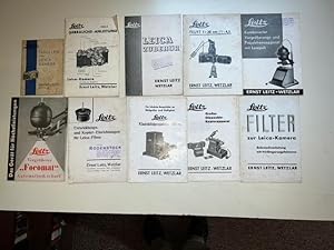 10+ Leica Camera Brochures from the Mid-1930's