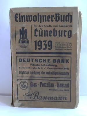Für den Stadt- und Landkreis Lüneburg 1939