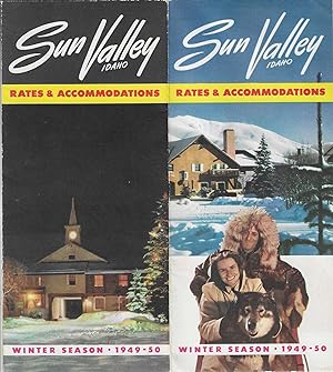 Sun Valley, Idaho: Rates & Accommodations - Winter Season, 1949-50