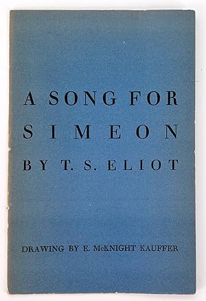 A Song for Simeon; Drawings by E. McKnight Kauffer