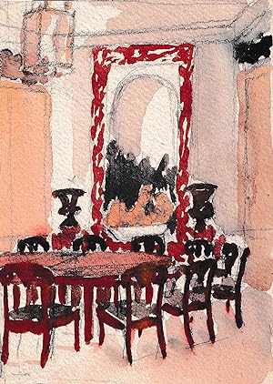 Study of a dining room