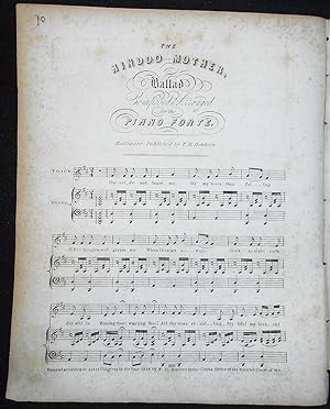 The Hindoo Mother, Ballad; Composed & Arranged for the Piano Forte