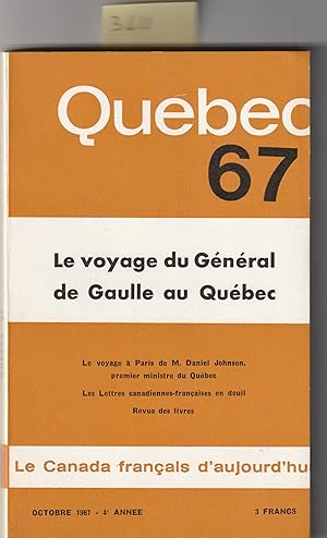 Le voyage du Général de Gaulle au Québec